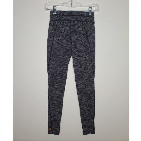 Lucy Hatha Collection black grey striped workout leggings - XS - Picture 5 of 7